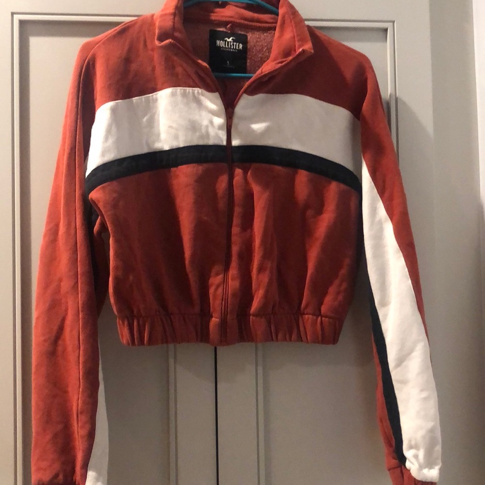 Hollister cropped full zip